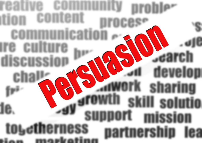 A bunch of words all put together with Persuasion in the middle